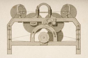 End elevation of a Throstle, c.1830